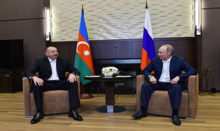 Azərbaycan və Rusiya prezidentlərinin Soçidə görüş