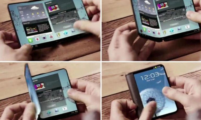 Qatlanan displeyli smartfonlar satılacaq