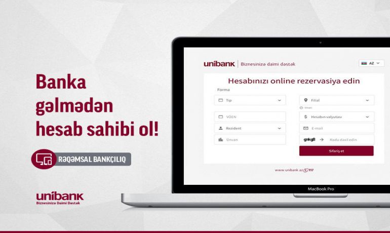 Unibank biznes sahibləri üçün yeni xidmət təklif e