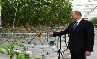 Prezident İlham Əliyev Xəzər rayonunun Zirə qəsəbə