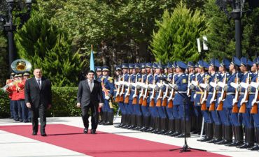 İlham Əliyevin və Qurbanqulu Berdiməhəmmədovla tək