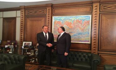Elmar Məmmədyarovun Lavrovla görüşü başladı - FOTO