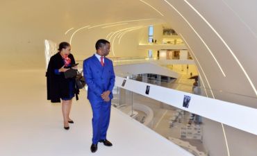 Pan-Afrika Parlamentinin prezidenti Heydər Əliyev 
