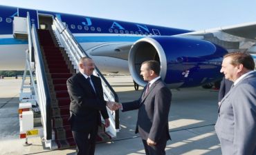 Prezident İlham Əliyev Rusiyada işgüzar səfərdədir