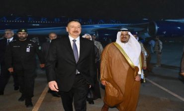 Prezident İlham Əliyev Səudiyyə Ərəbistanında səfə