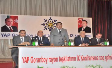 YAP Goranboy rayon təşkilatının IX konfransı keçir