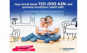 Yapı Kredi Bank Azərbaycandan 150 min manatadək İp