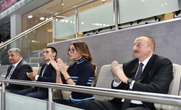 Prezident İlham Əliyev və xanımı Avropa çempionatı