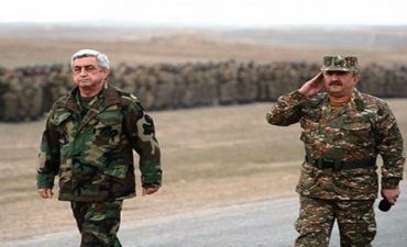 Sarkisyan Qarabağa gəldi və hərbçilərlə müşavirə k