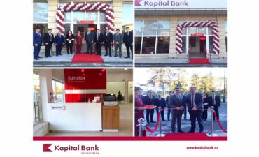 Kapital Bank-ın yenilənən Ucar filialı istifadəyə 